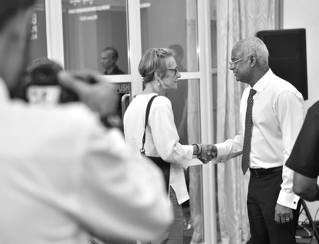 British High Commissioner to Maldives and President Solih