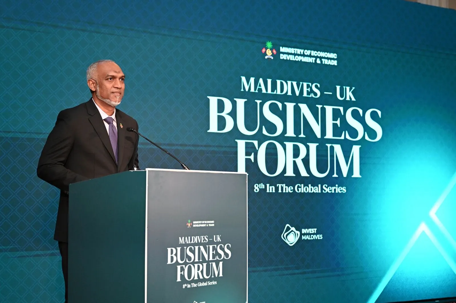 President Dr Muizzu at Maldives-UK business forum