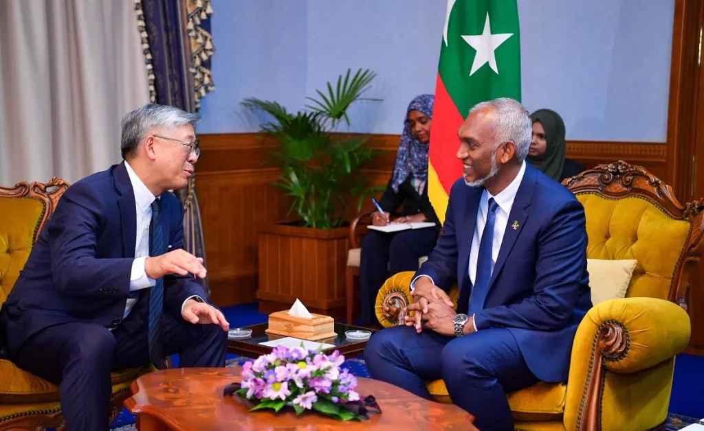 President Dr. Mohamed Muizzu and Donald Lu, Assistant Secretary of State for South and Central Asian Affairs of the US Department of State