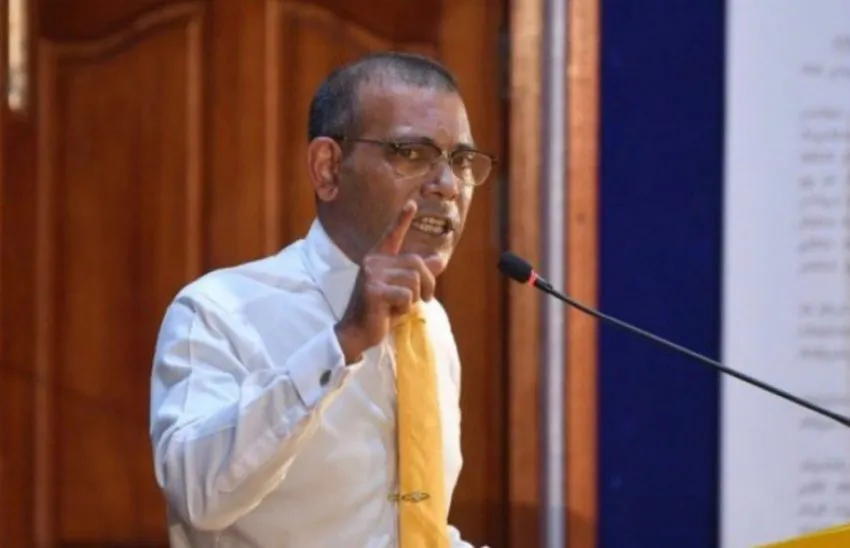 current speaker of the parliament  Mohamed Nasheed