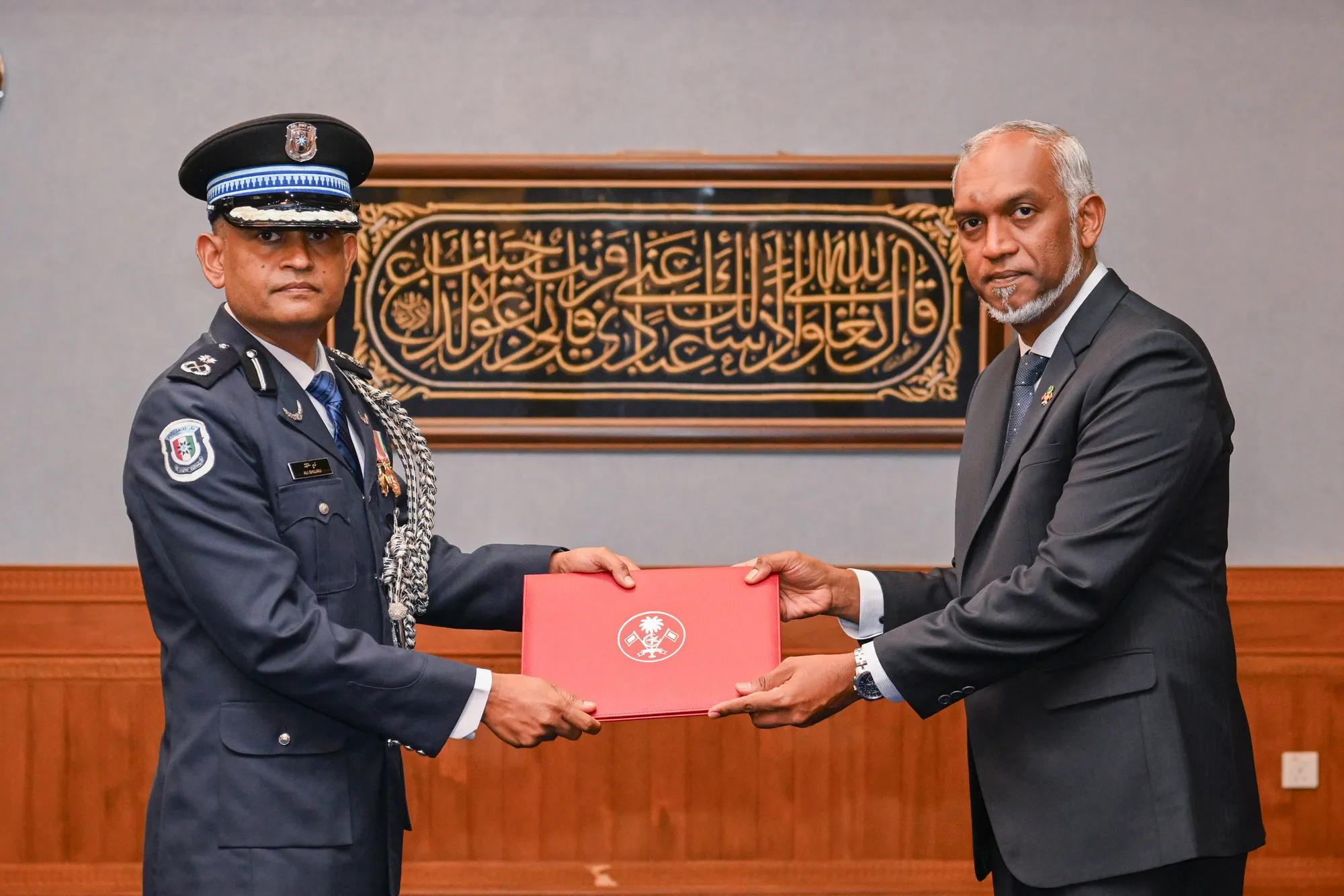ކޮމިޝަނަރ އޮފް ޕޮލިސްގެ މަޤާމަށް އެސިސްޓެންޓް ކޮމިޝަނަރ އޮފް ޕޮލިސް ޢަލީ ޝުޖާޢު