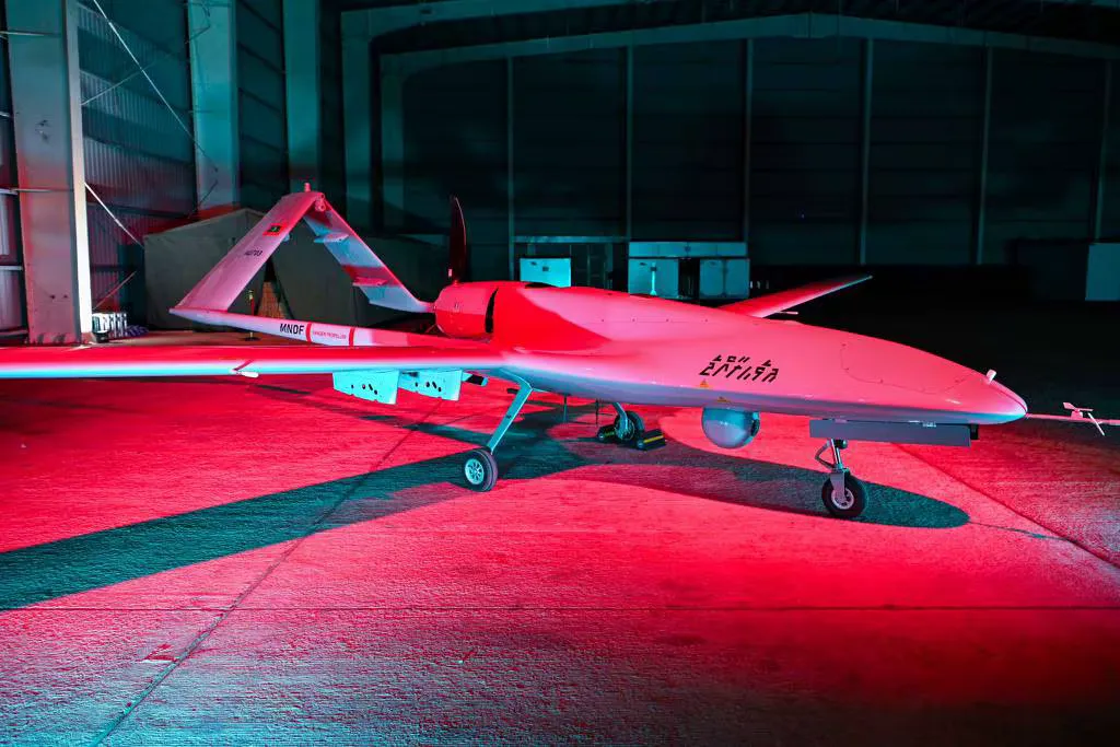 Unmanned Aerial Vehicles (UAVs) are displayed on March 15, 2023.