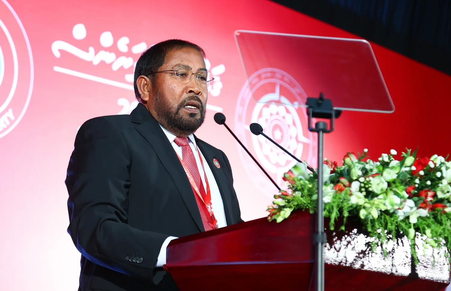Qasim Ibrahim, leader of JP