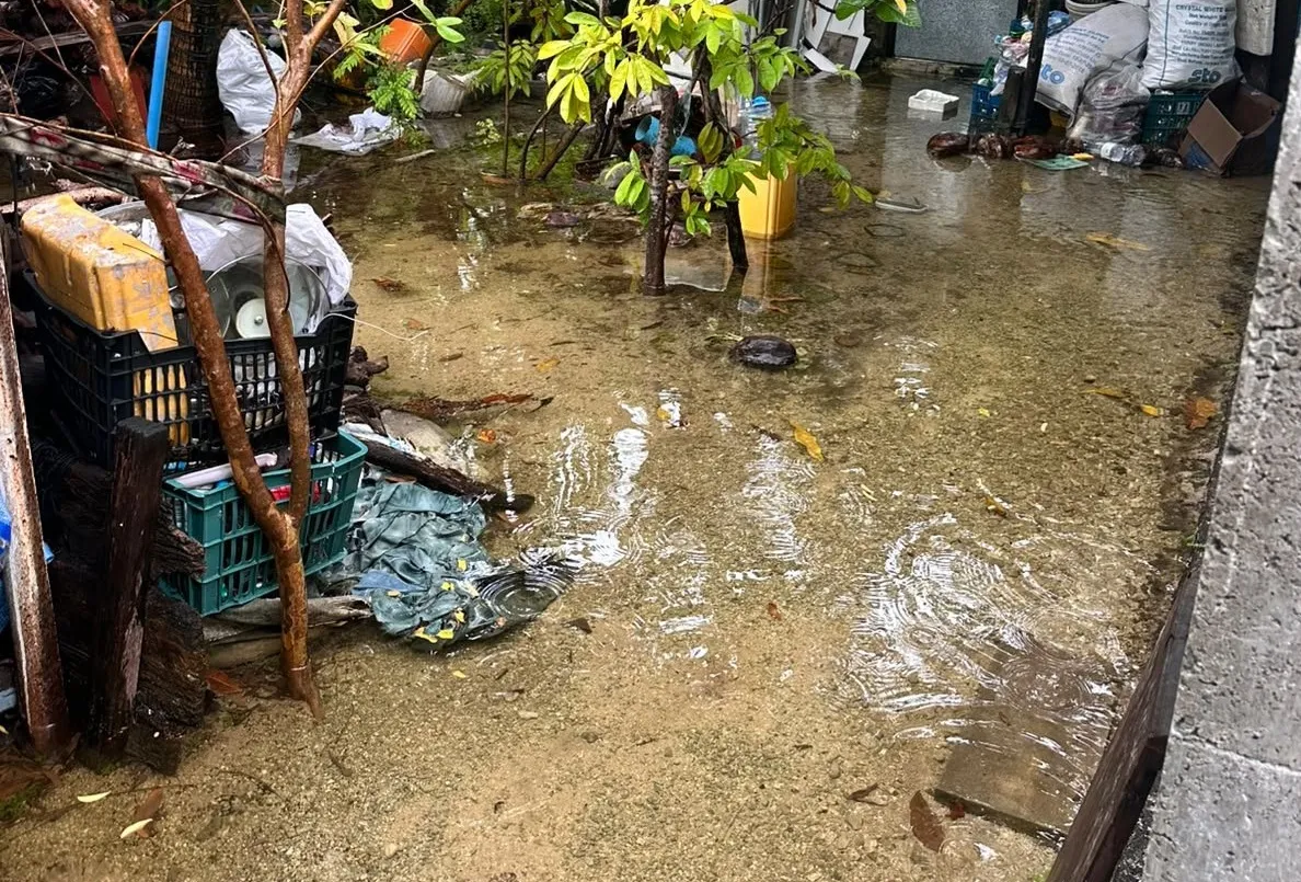 ވިއްސާރައިގަ ހދ. ނޮޅިވަރަމްފަރުގައި ފެންބޮޑުވެފައި -- ފޮޓޯ: އެންޑީއެމްއޭ