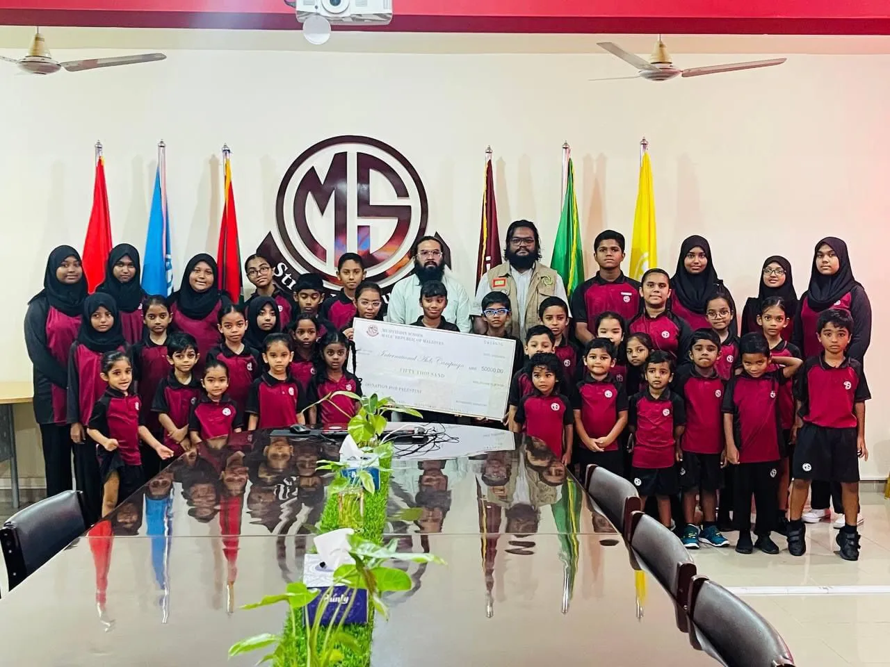 އަނެއްކާވެސް މުޙްޔިއްދީން ސުކޫލުން ޣައްޒާއަށް އެހީ ފޯރުކޮށްދީފި