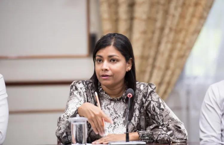 MP for Addu Meedhoo Constituency and MDP's women's Wing President Rozania Adam