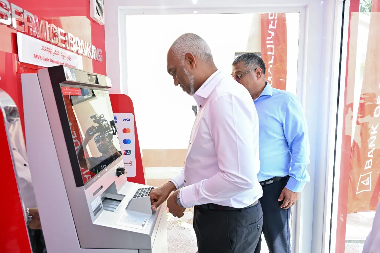 ރައީސް ޑރ.މުއިއްޒު، ކަމަދޫގައި އޭޓީއެމްގެ ހިދުމަތް ފައްޓަވައިދެއްވައިފި