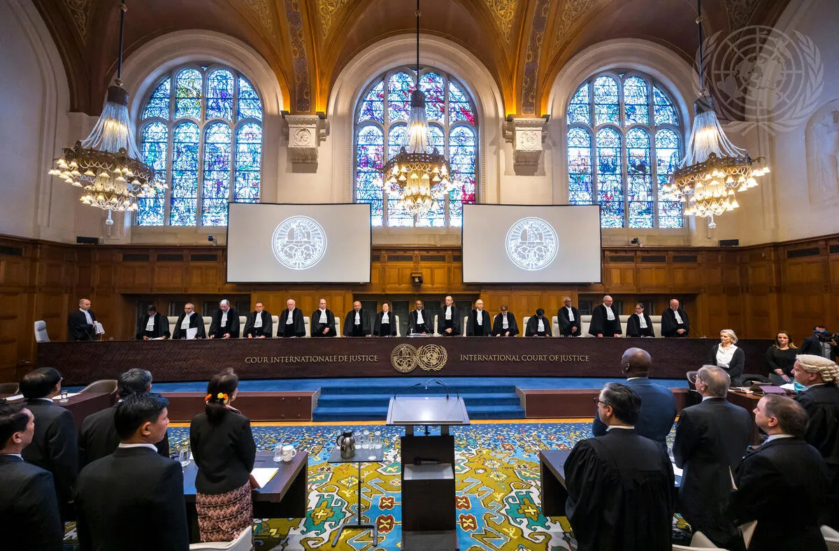 Opening of ICJ Hearings in Case Gambia vs Myanmar in 2019 (Photo/ ICJ)