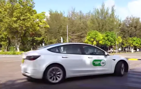 Tesla Car Begins Taxi Service in Malé, Marking a First for the Maldives