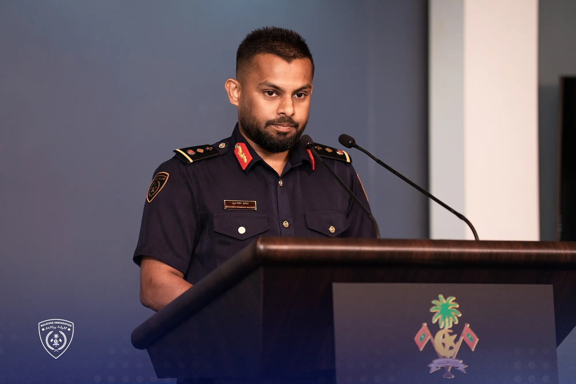 Controller General of Immigration, Mohamed Shamaan Waheed (Photo/Immigration)