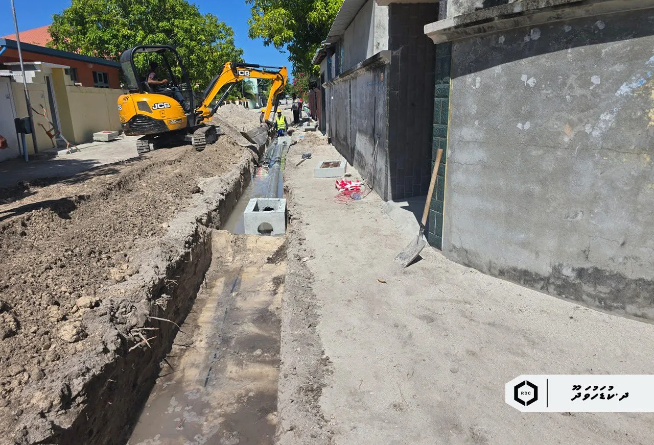 އާރުޑީސީން ކުޑަހުވަދޫގެ މަގުތަށް ތަރައްޤީކުރުމުގެ މަސައްކަތް ބާރު ސްޕީޑްގައި ކުރިއަށް