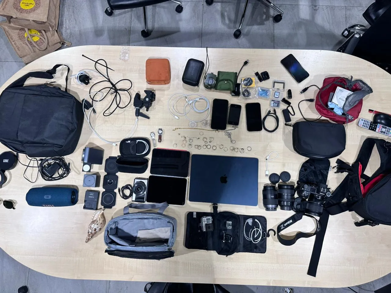 Items that were recovered in a case (Photo/Maldives Police Service)