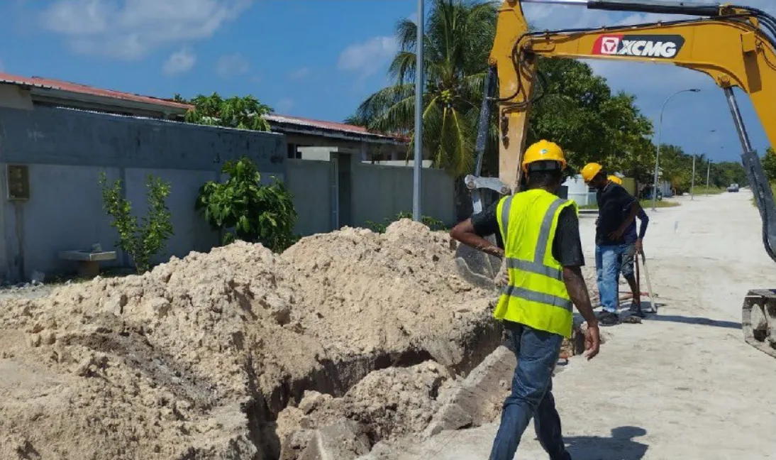 ސައުތު ރީޖަންގެ ރަށްތަކުގައި މަގުތައް ތަރައްގީ ކުރުމުގެ މަސައްކަތްތައް ކުރިޔަށް