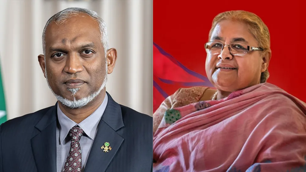 President Dr Mohamed Muizzu and Prime Minister of Nepal, Sushila Karki