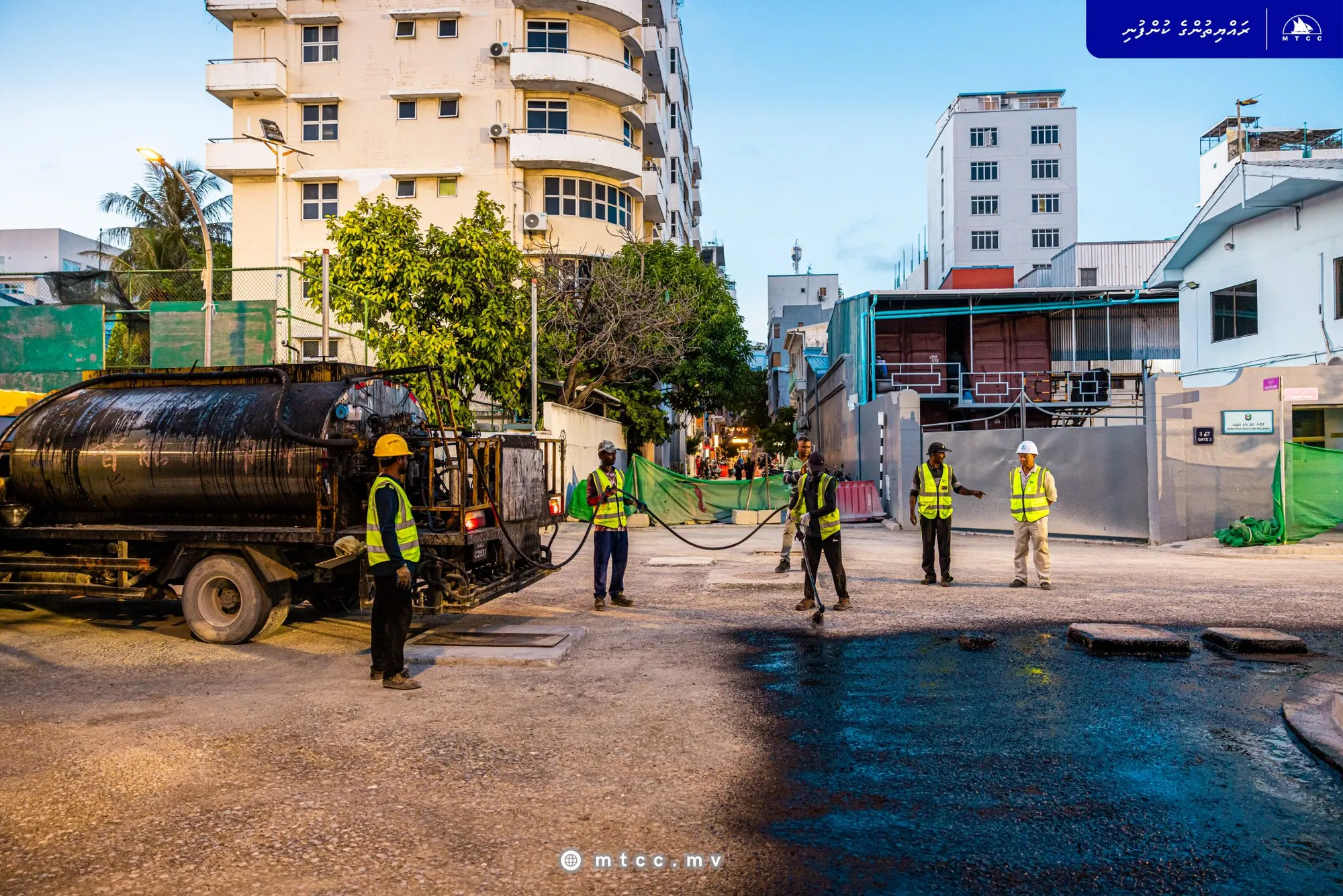 އަމީނީ މަގުގެ ތިން ވަނަ ސެގްމަންޓުގައި ތާރު އެޅުމުގެ މަސައްކަތް މާދަމާ ފަށަނީ