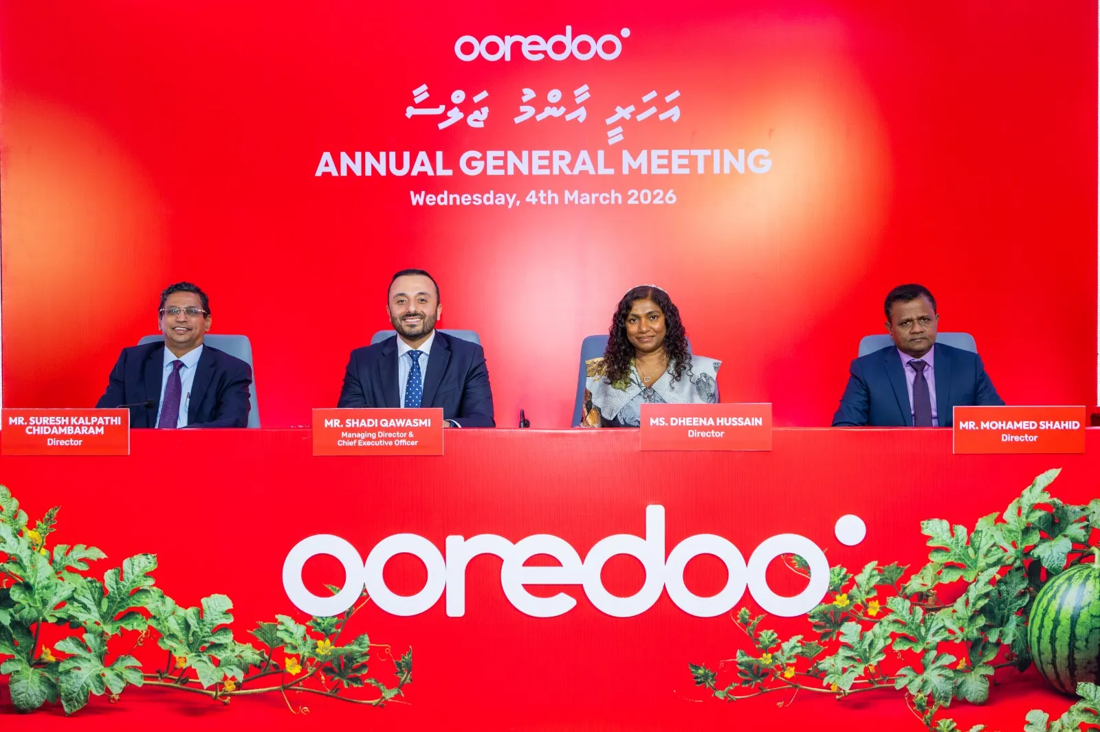 Ooredoo Maldives approves MVR 3.54 dividend at 2026 AGM