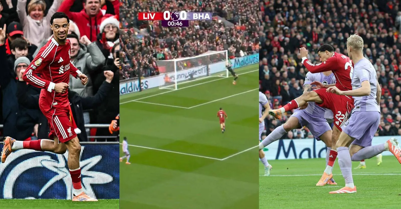 Maldives’ destination branding  being displayed when Hugo Ekitike scored the fastest goal of the season