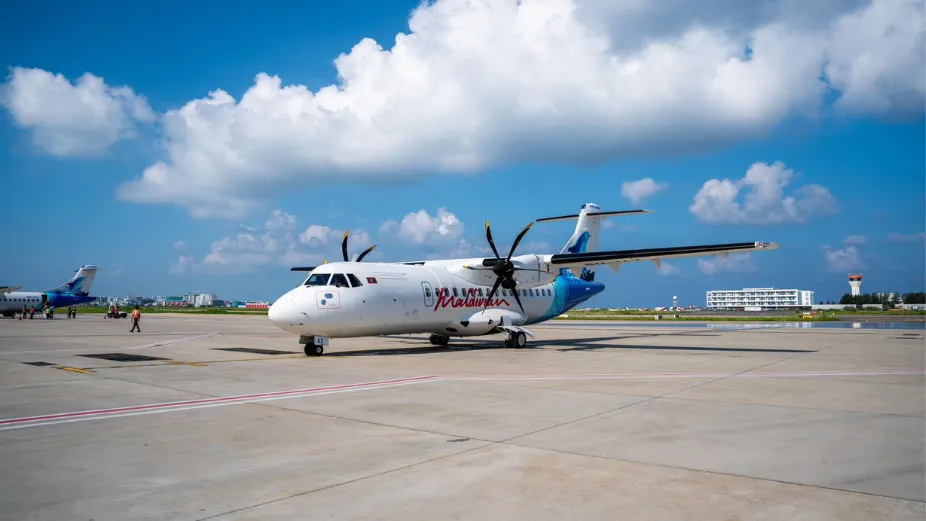 A Maldivian flight