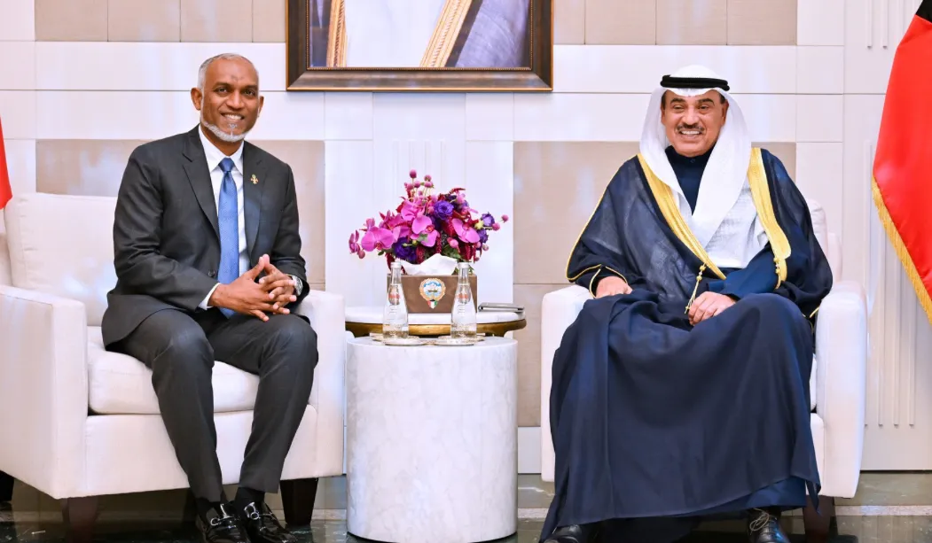 Crown Prince of Kuwait, Sheikh Sabah Al-Khaled Al-Hamad Al-Mubarak Al-Sabah And President Dr. Muizzu (Photo/President’s Office)
