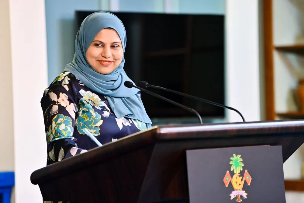 Chief Spokesperson at President's Office, Heena Waleed (Photo/ President's Office)