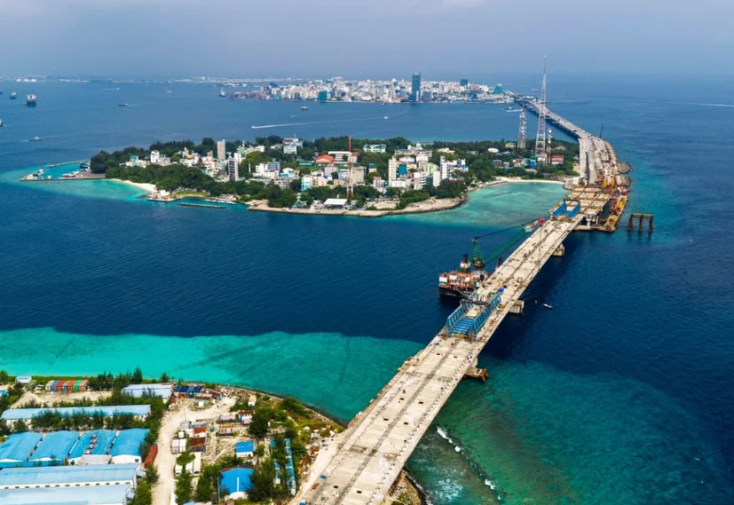 Vilimalé and Gulhifalhu connected under Thilamalé Bridge project