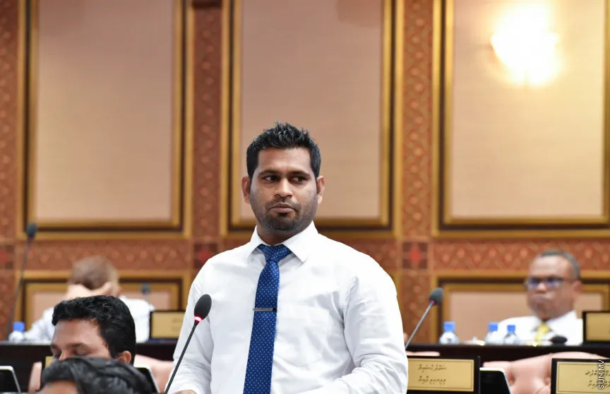 MDP MP from Thoddhoo constituency Hassan Shiyan