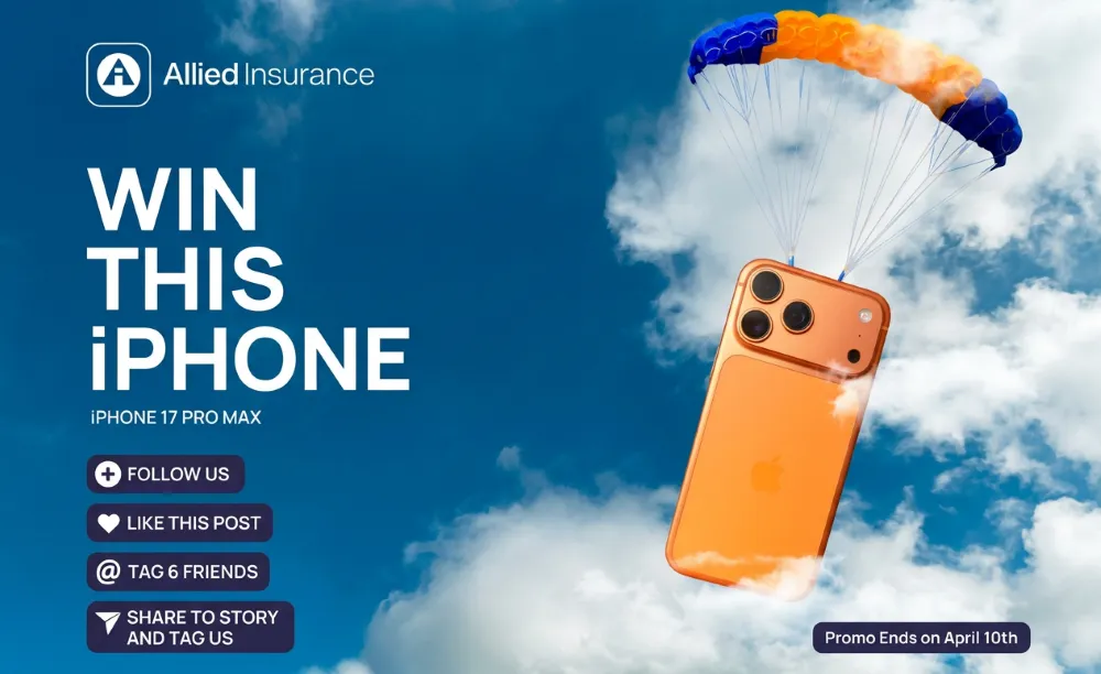 Allied iPhone Drop (Photo/Allied Insurance)
