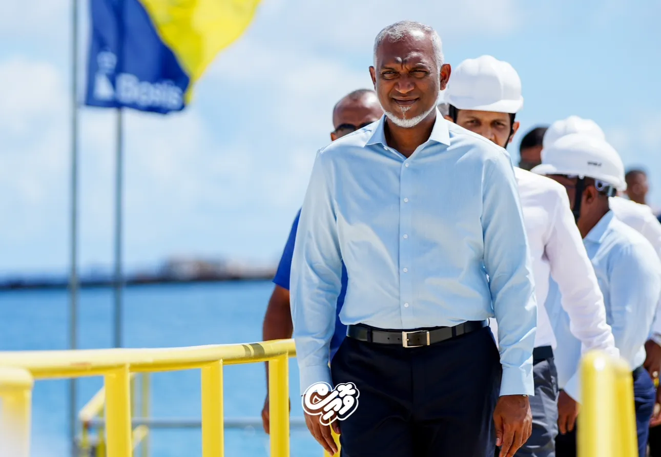 ތިލަމާލެ ބްރިޖު ނިންމަން އޮތް ތާރީޚަށްވުރެ ތިން މަސް ކުރިން ނިންމާލެވޭނެ: ރައީސް މުޢިއްޒު