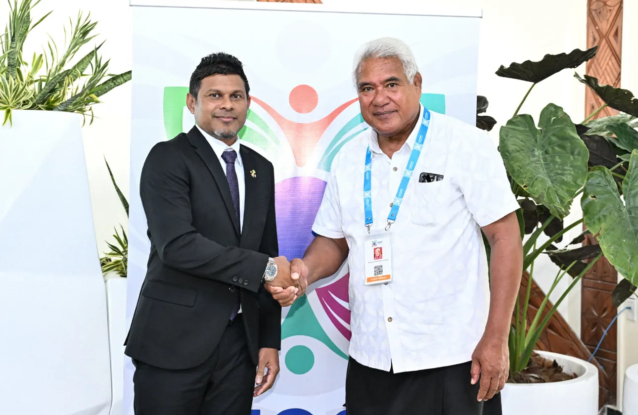 ކޮމަންވެލްތުގެ ޤައުމުތަކުގެ އިސްވެރިންގެ 27 ވަނަ ބައްދަލުވުމަށް ނައިބު ރައީސް ސަމޯއާއަށް ވަޑައިގެންފި