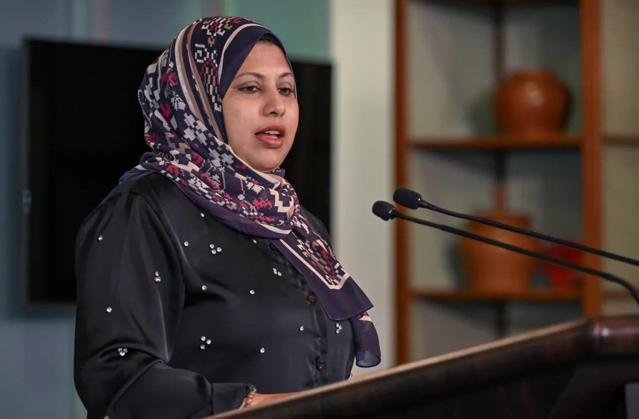 Chief Spokesperson Heena Waleed (Photo/President's Office)