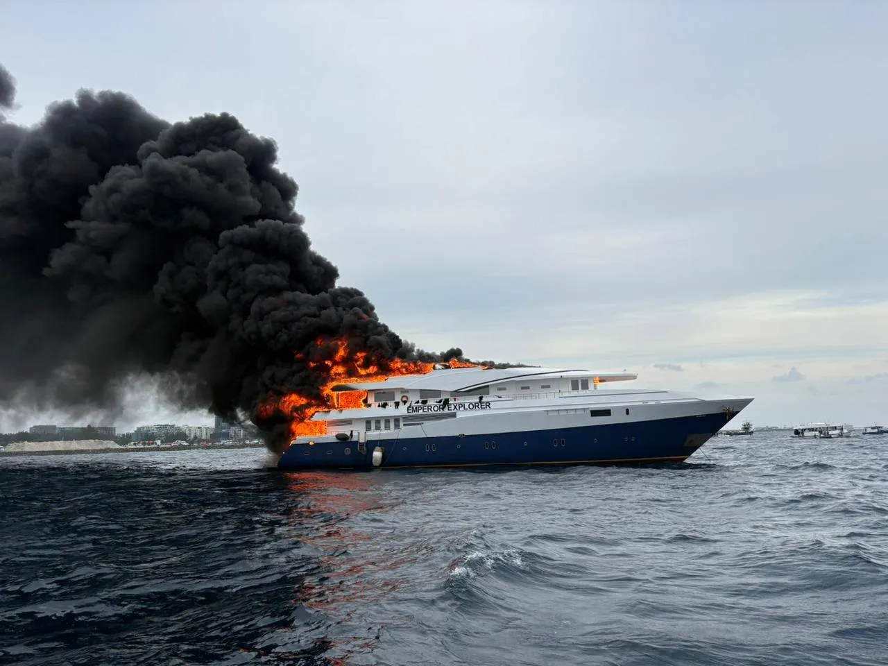 Emperor Explorer Safari on fire