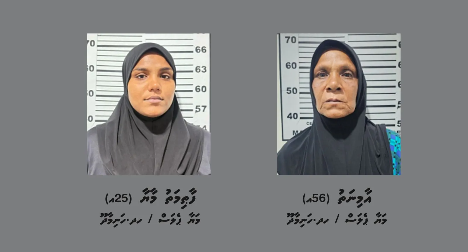 މަސްތުވާތަކެއްޗާއެކު ހަނިމާދޫއިން ދެ އަންހެނުން ހައްޔަރުކޮށްފި