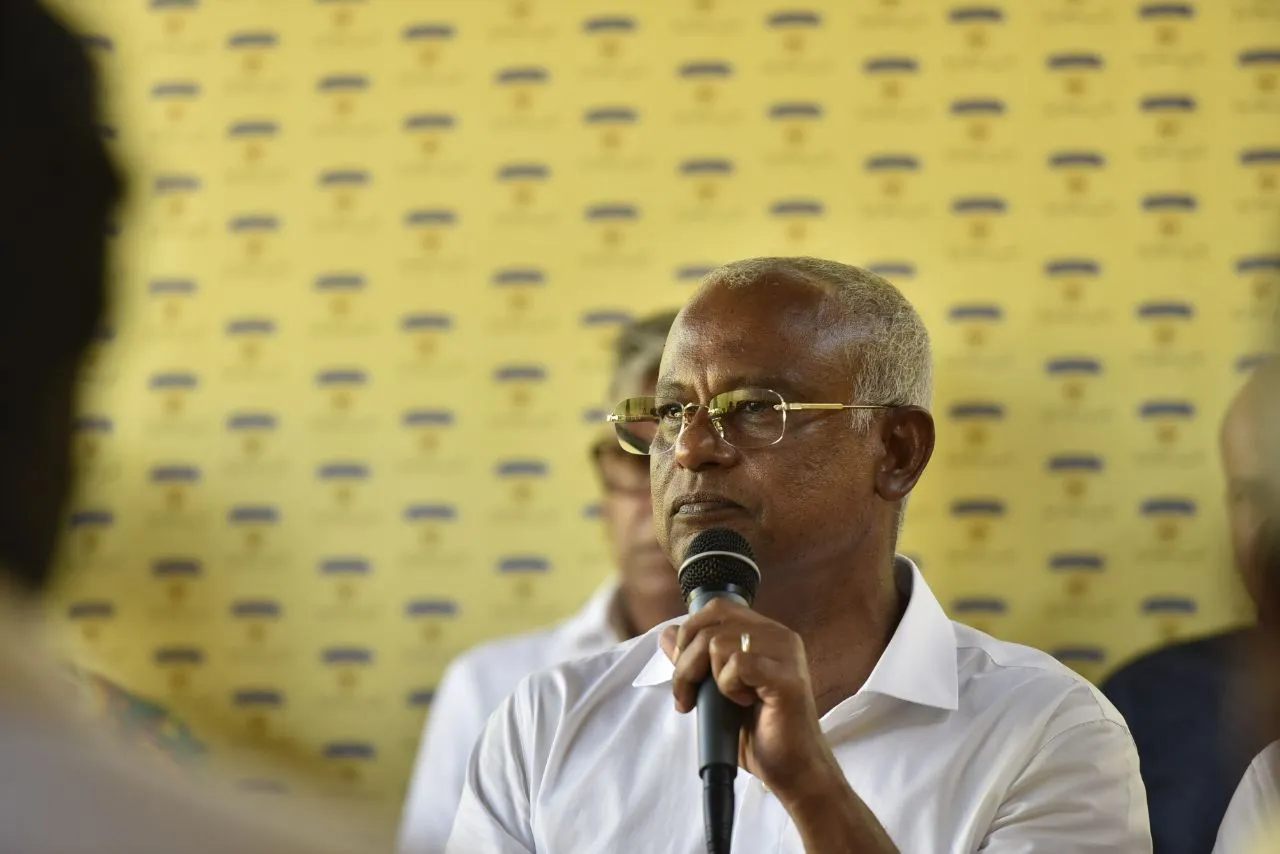 ރައީސް އިބްރާހިމް މުޙައްމަދު ޞާލިޙް. ފޮޓޯ: ވޮއިސް