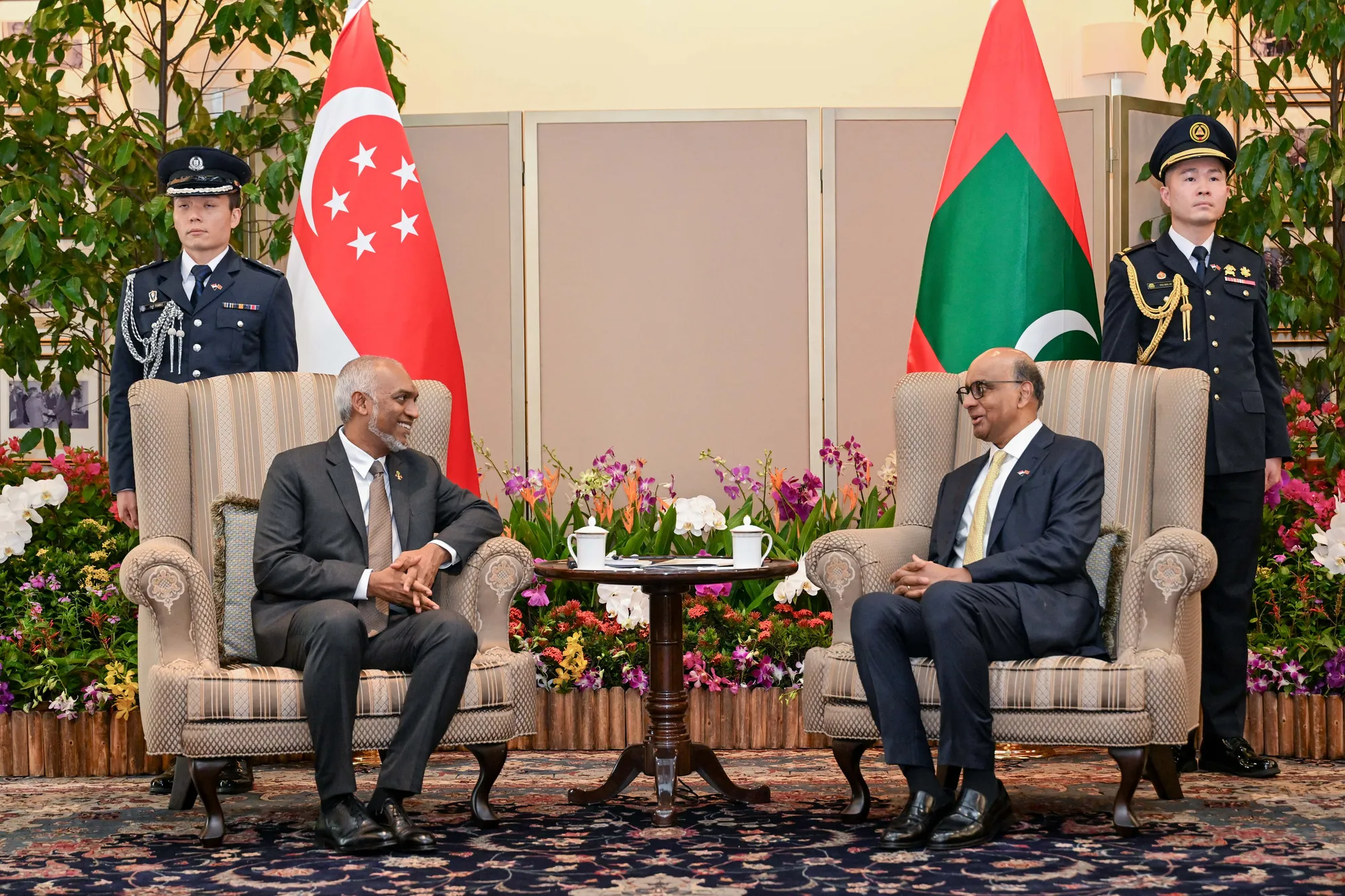 ސިންގަޕޫރު ދަތުރުފުޅަށް ފަހު ރައީސް މާލެ ވަޑައިގެންފި