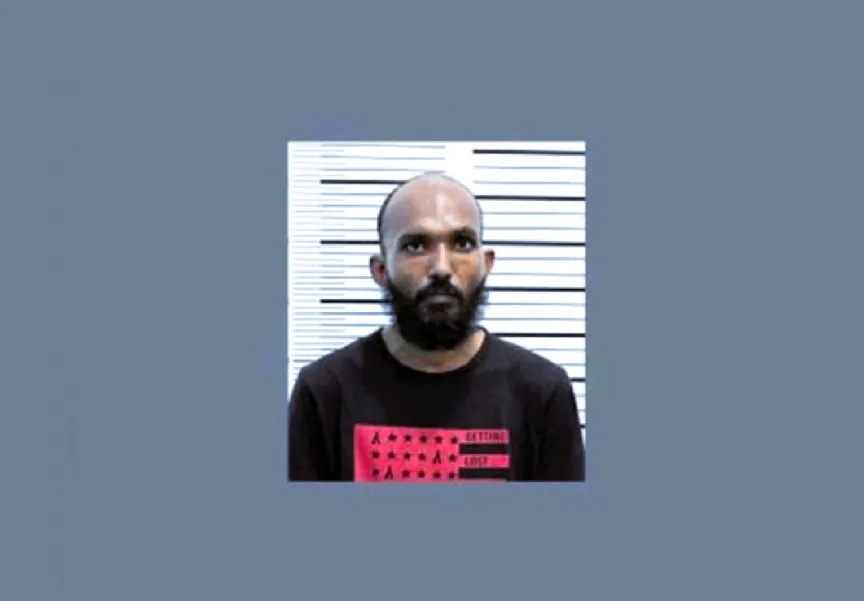 Safwan Ali, 37, Lucky House, Th. Thimarafushi. (Photo/Maldives Police)