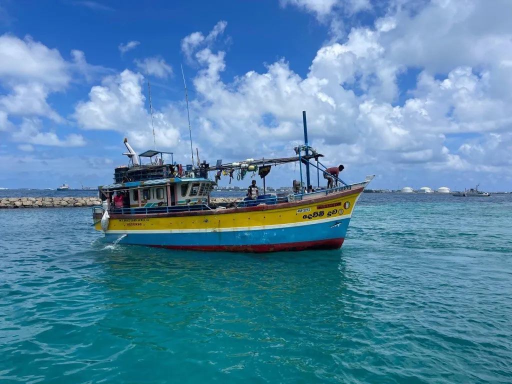 Sri Lankan fishing vessel,  'Sudhisa Putha 2' (Photo/Fisheries Ministry)