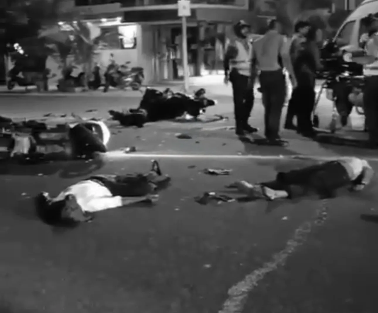 Scene from the accident