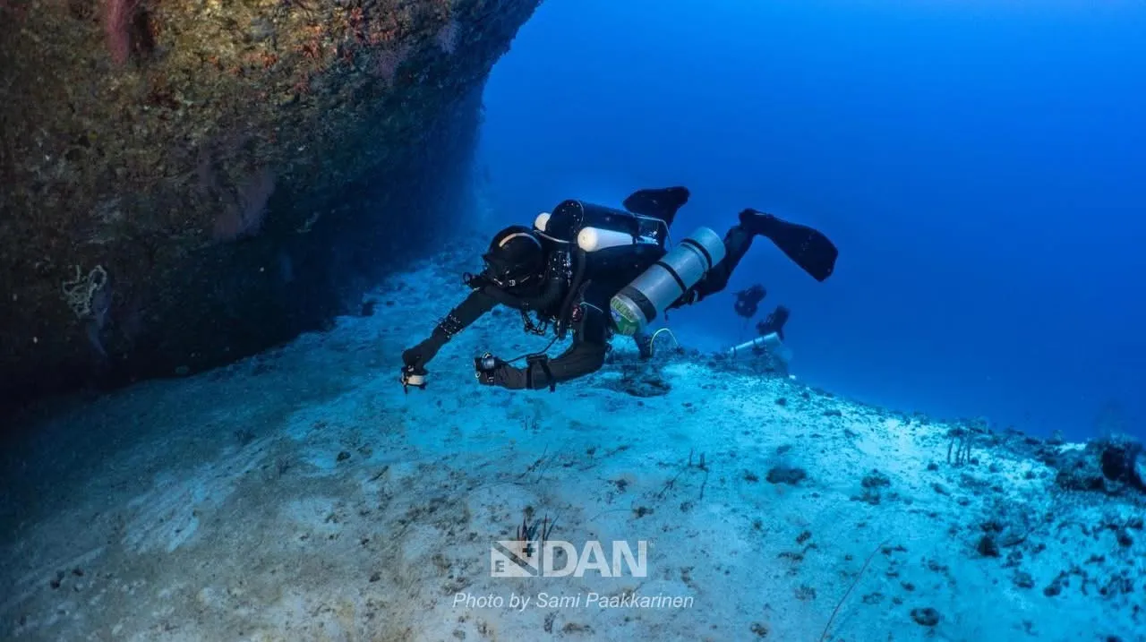 Photos released by Divers Alert Network (DAN)