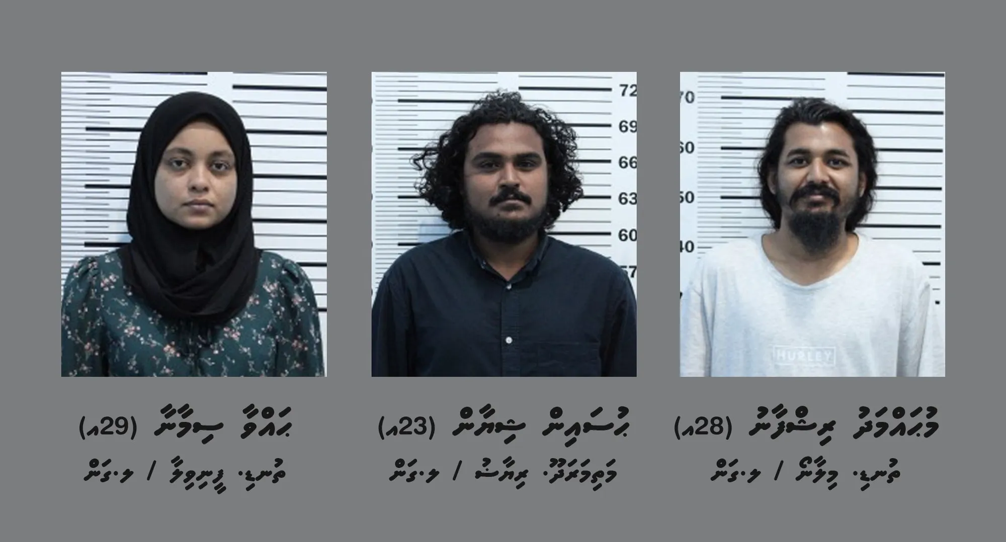 މަސްތުވާތަކެއްޗާއި ބަނގުރަލާއެކު ހުޅުމާލެއިން އިތުރު ތިން މީހަކު ހައްޔަރުކޮށްފި