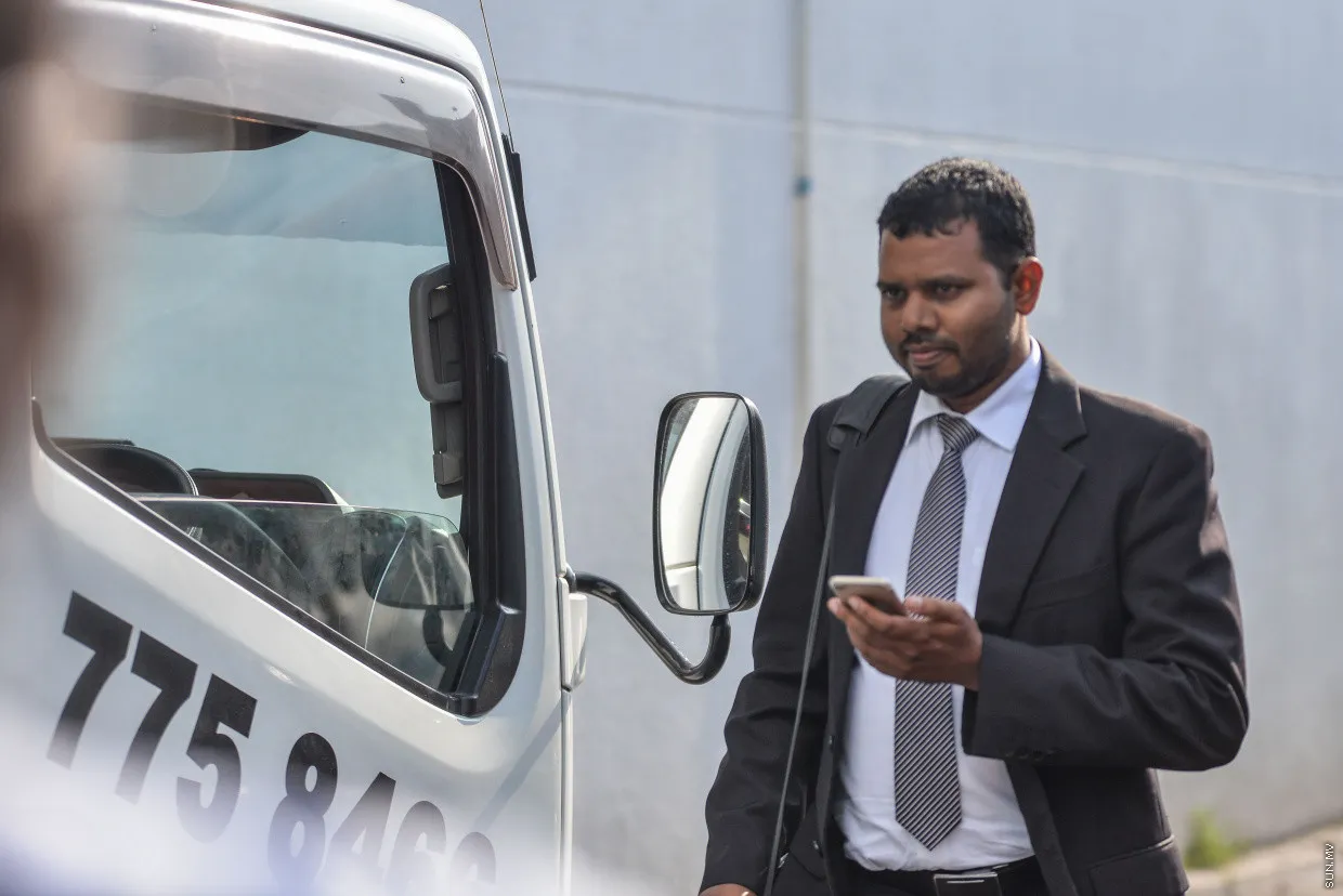 President Yameen's lawyer Shiyaz - Photo: Sun