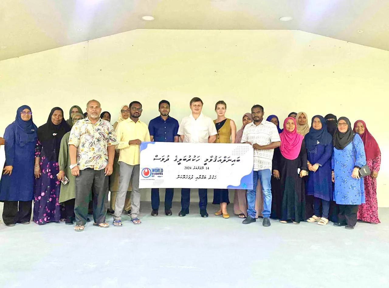 L. Gan Regional Hospital, Kulunu Medical, Belarus Maldives Cultural Center, State Trading Organization (STO), and the Maldives Neuro Endocrine Medical Facility led diabetes awareness program