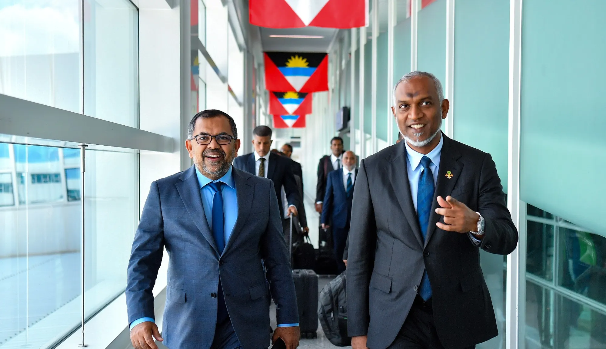 President Dr. Muizzu and Finance Minister Moosa Zameer (Photo/President's Office)