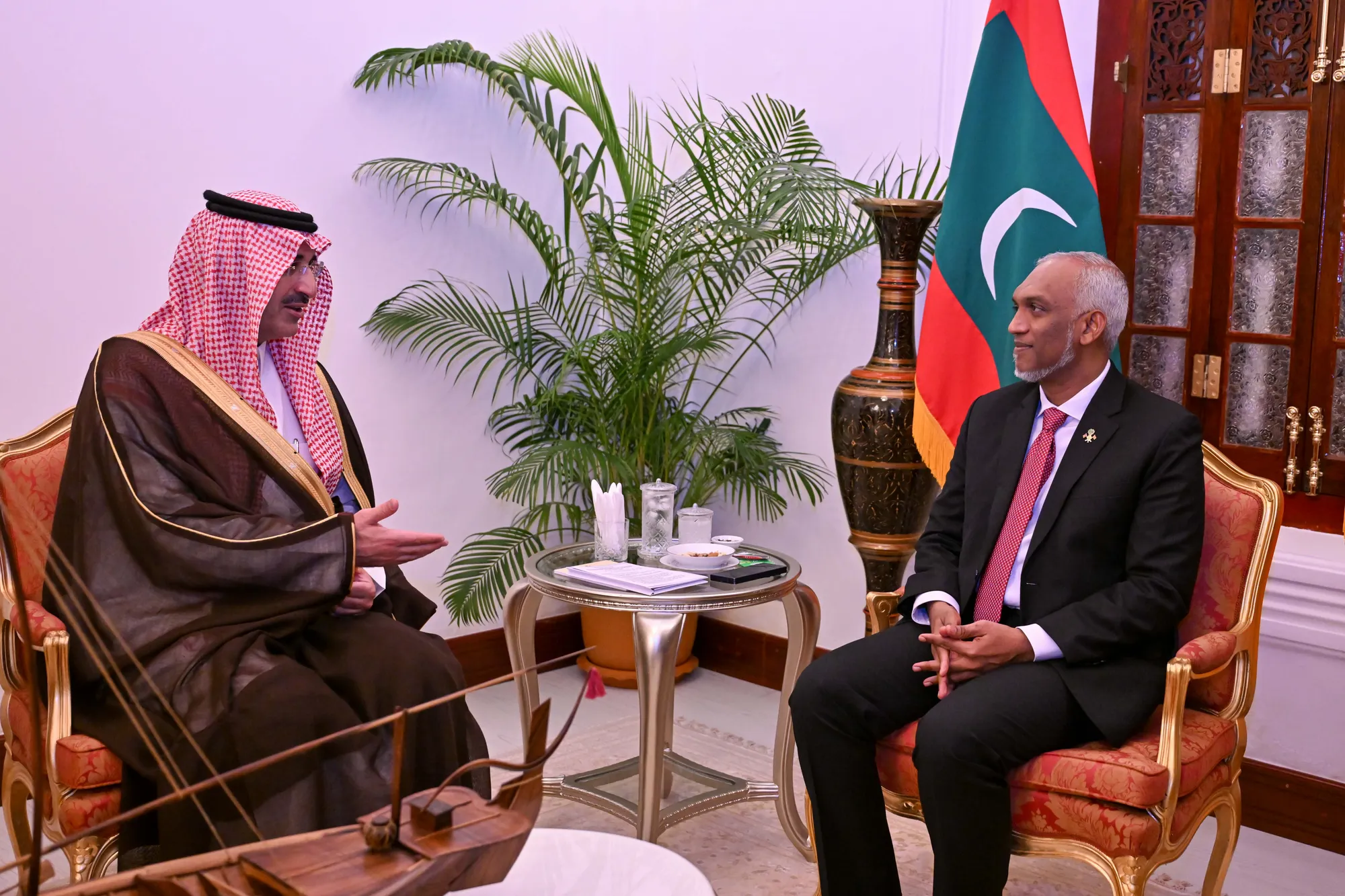 Saudi Fund for Development CEO Pays Courtesy Call on President Muizzu