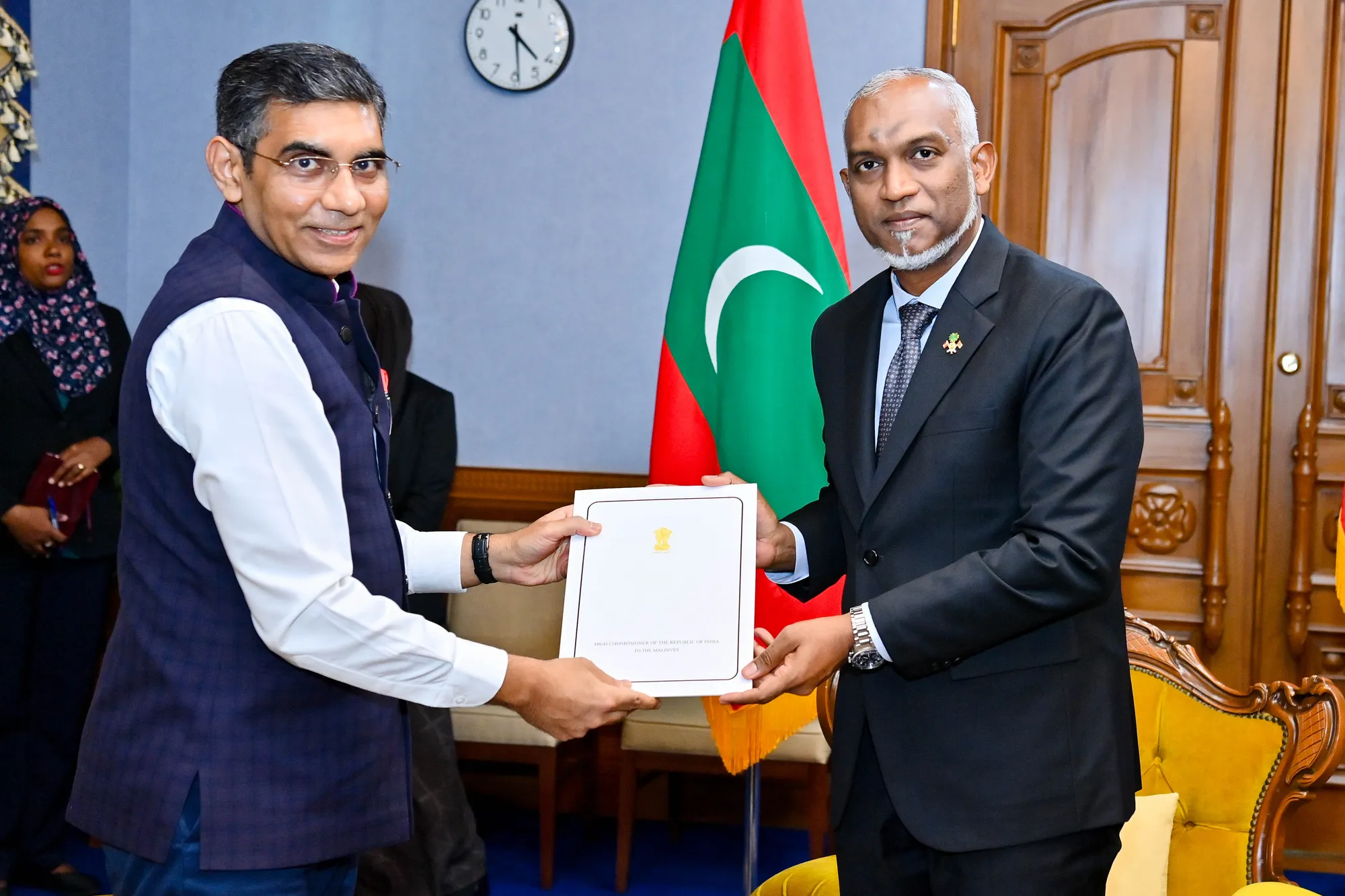 މޯދީ ހުވާކުރާ ރަސްމިއްޔާތަށް ދިން ދައުވަތު ރައީސް ޑރ.މުޢިއްޒު ގަބޫލުފުޅު ކުރައްވައިފި