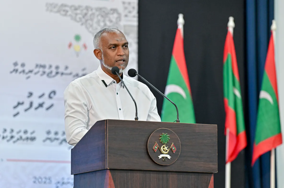 ގައުމުގެ ހަމަޖެހުން ނަގާލަން މަސައްކަތްކޮށް، ތަރައްގީއަށް ހުރަސް އެޅުމުގެ ހައްގު އެކަކަށްވެސް ނޯންނާނެ: ރައީސް