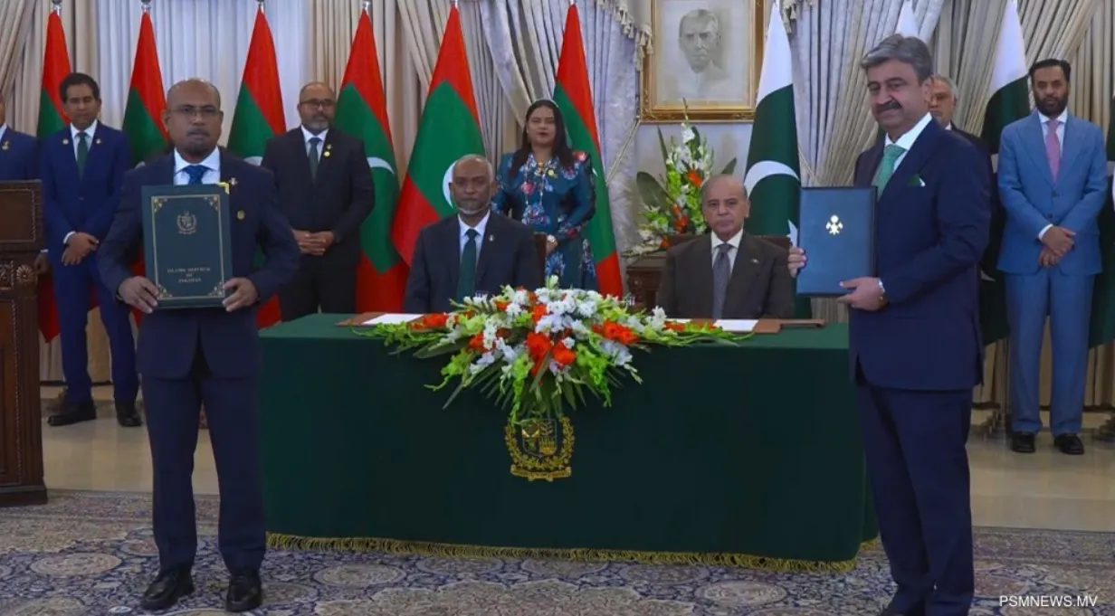 Maldives and Pakistan exchange 20 agreements to expand cooperation