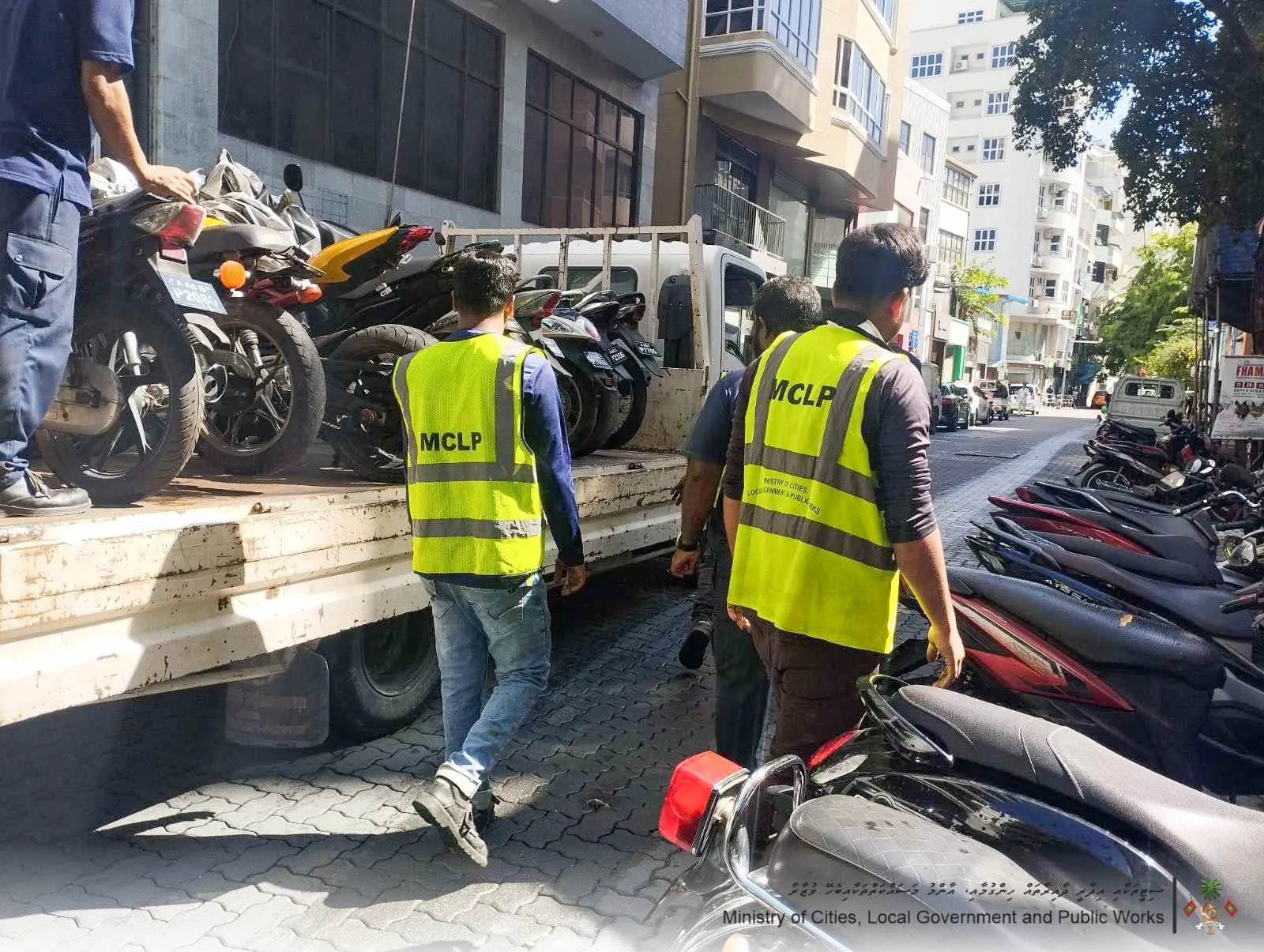 މާލޭގެ މަގުތަކުގައި ހުރި ގިނަދުވަސްވީ އުޅަނދުތައް ނެގުމުގެ މަސައްކަތް ފަށައިފި