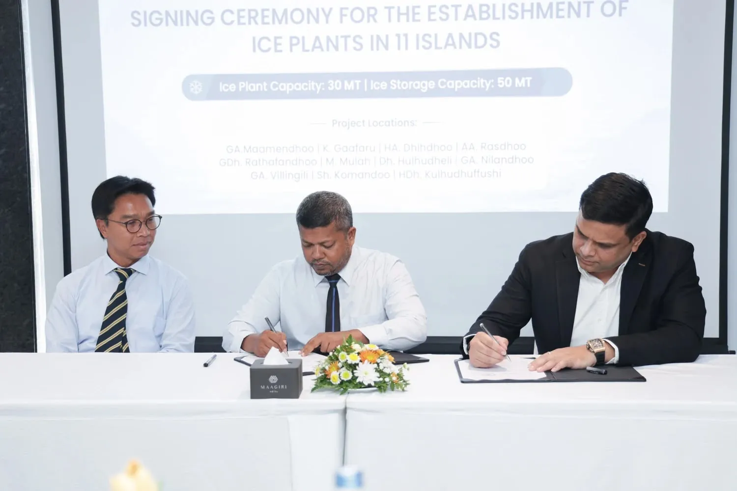 Malaysian company contracted to build Ice Plants in 11 islands
