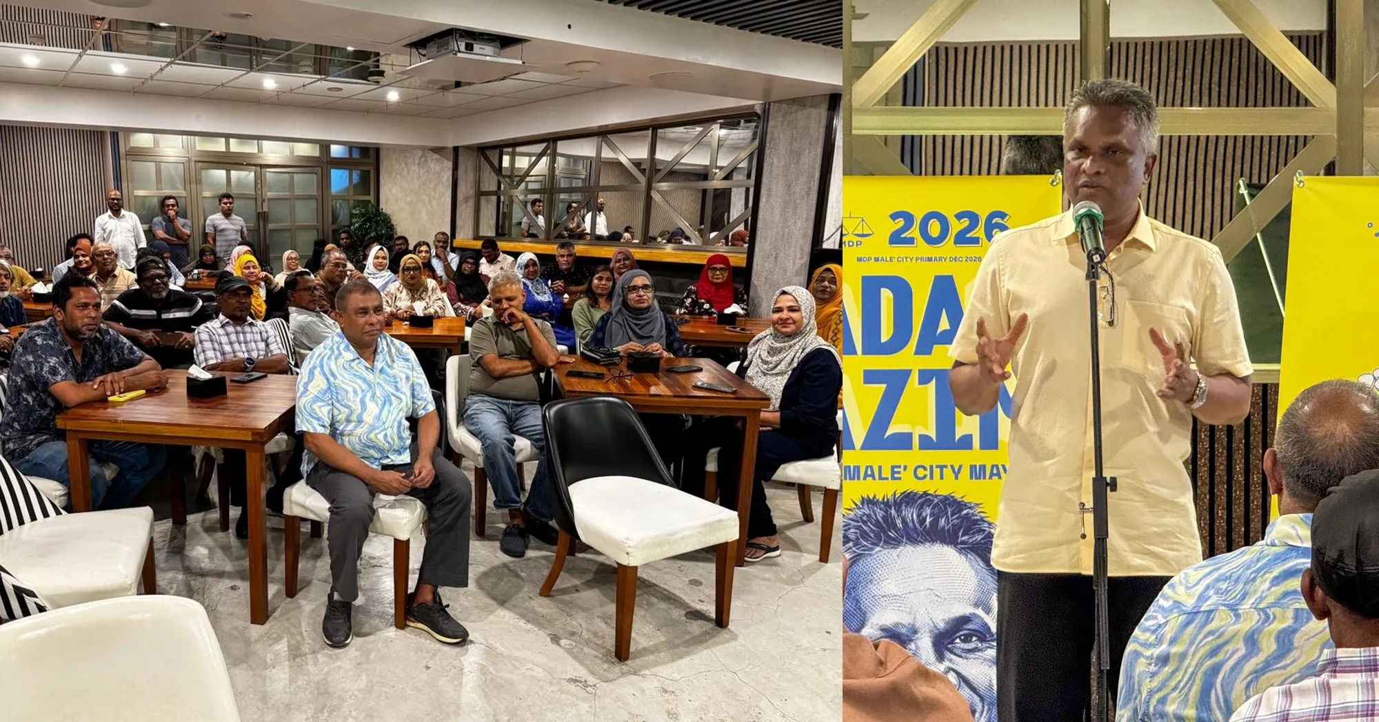 އާޒިމް ދެވަނަ ދައުރަކަށް ކެމްޕޭނު ފައްޓަވައިފި - ޝިއާރަކީ "ވާނެ - ކުރާނެ"