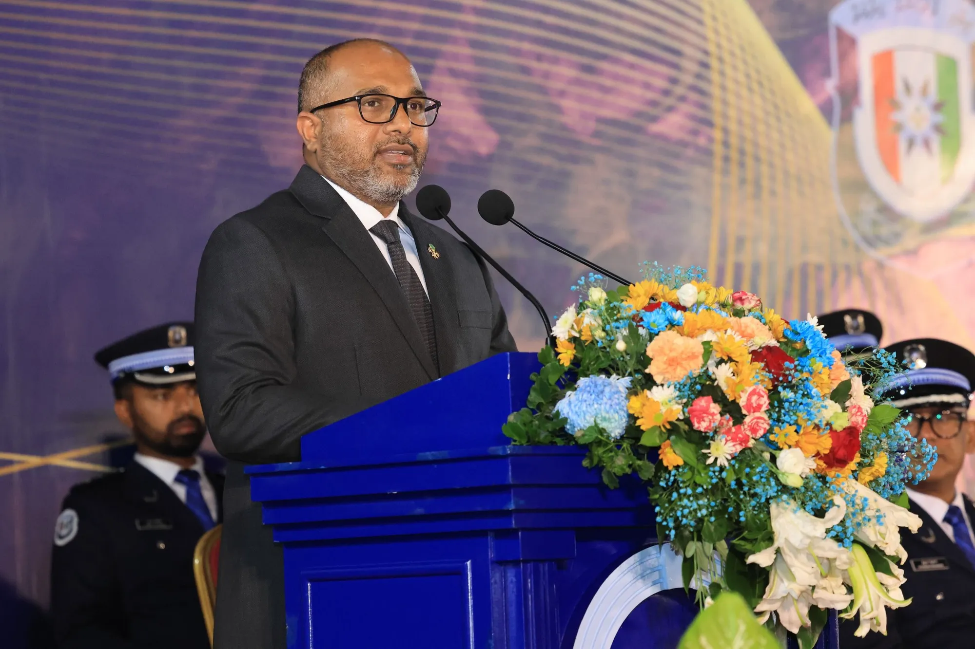 Home Minister Ali Ihusaan (Photo/Maldives Police Service)